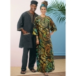 Выкройка: Misses`, sizes: Men`s Tunic, Caftan, Pants, Hat and Head Wrap, Butterick B6748 