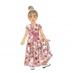 Выкройка: Children`s, sizes: Girls` Dresses with Optional Heart Cutout, Butterick B6445 