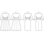 Выкройка: Misses` Dress, Butterick B6242 