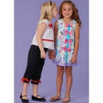 Выкройка: Girl`s Dress, Top and Capris, Kwik Sew K0260 