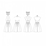 Ompelukaavat: Misses` Dress, Butterick B5209 
