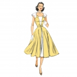 Выкройка: Misses` Dress and Belt, Butterick B6211 