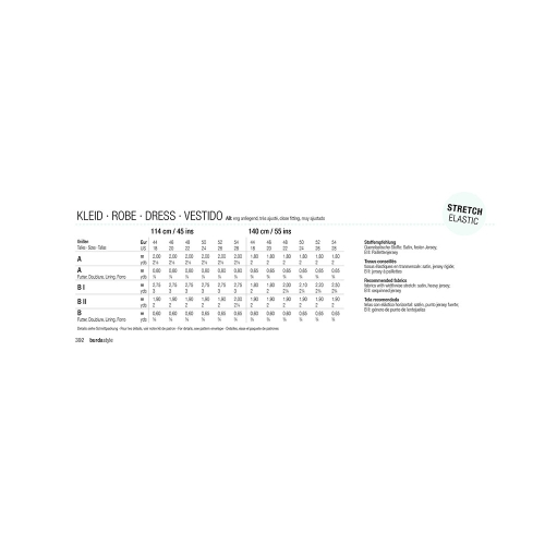 Выкройка Nr.44-54, Burda Style Nr.6547 