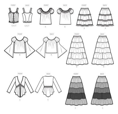Simplicity lõikekomplekt S9734 MISSES` COSTUMES BY ANDREA SCHEWE DESIGNS, SS9734 