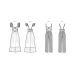Simplicity lõikekomplekt S9850, MADALYNNE INTIMATES`i kleit ja kombinesoon 