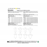 Ompelukaavat: Misses` Top, Butterick B6686 