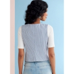 Выкройка: Misses` Vests in Five Styles, Butterick B6745 