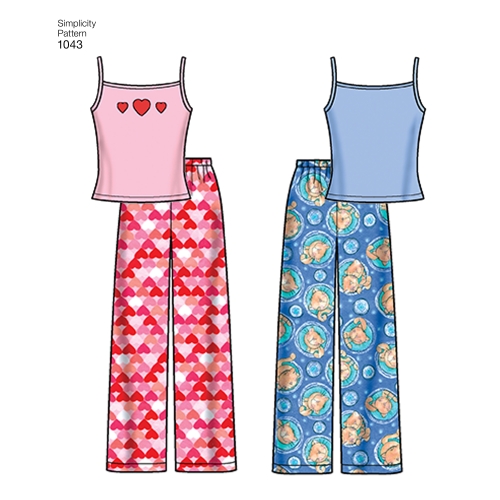Lasteriided poistele ja tüdrukutele, Simplicity Pattern #1043 