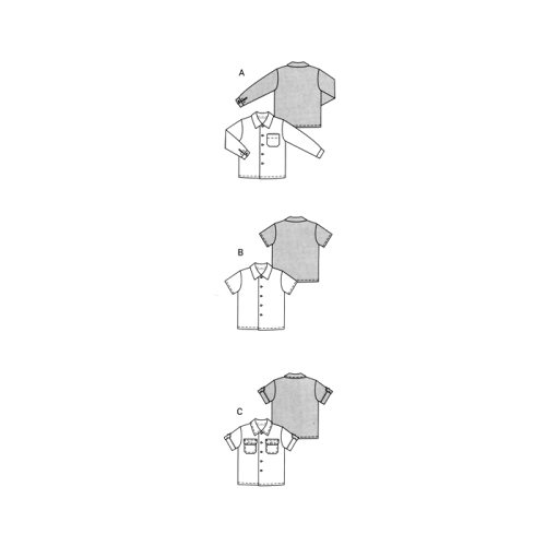Särk 92 - 116 cm, Shirt, Burda 9792 