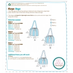 Выкройка: Striped Drawstring Bags, Kwik Sew K0230 