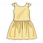 Швейные выкройки Simplicity S9320 Children`s Gathered Skirt Dresses,  