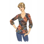 Ompelukaavat: Misses` Top, Butterick B6628 
