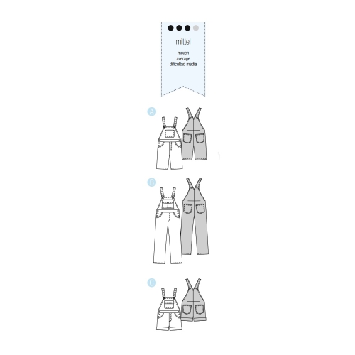 Выкройка 116 см - 146 см, Burda Style Nr. 9464 