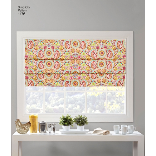 Window Treatments, Sizes: OS (ONE SIZE), Simplicity Pattern #1176 