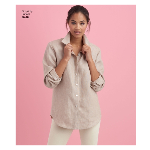 Naiste särk seljavariatsioonidega, Simplicity Pattern # 8416 