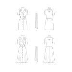 Выкройка: Misses` Dresses, Butterick B6726 