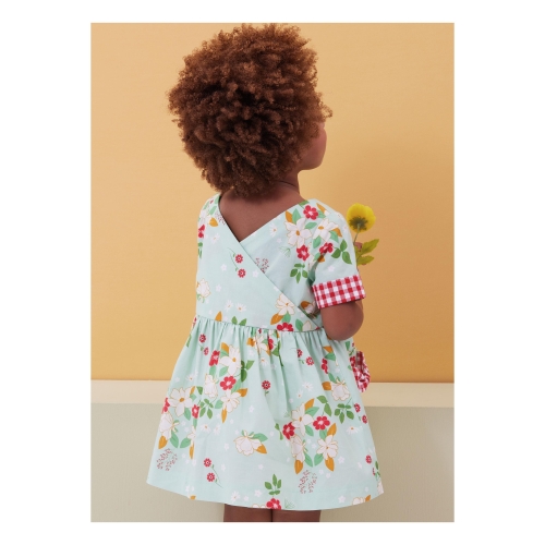 Lõikekomplekt BUTTERICK B6987 TODDLERS` DRESSES AND ROMPERS, Sizes: A (1/2-1-2-3-4), B6987A 