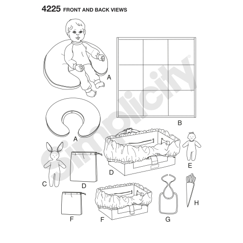 Näputööd, Simplicity Pattern #4225 