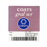 Coats Gral WR, 2000 м, смазанная прочная нить., Nr.20, Tex.136 