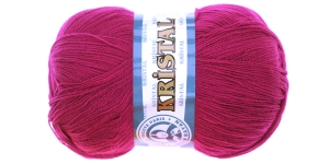 Kristal Yarn; Colour 103 (Purpulish Pink), Madame Tricote
