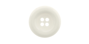 Valge, nelja auguga plastiknööp, 22mm, 34L