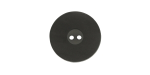 Must, kahe auguga plastiknööp, 23mm 36L