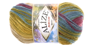 Burcum Batik Yarn, Alize, Colour 4341
