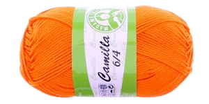 Puuvillane lõng Camilla; Värv 5310 (Apelsinioranž), Madame Tricote