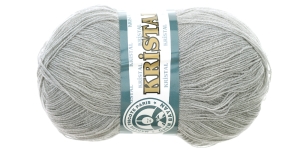 Kristal Yarn; Colour 07 (Grey), Madame Tricote
