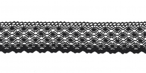 Puuvillane pits 2021-14 laiusega 3 cm, värv must