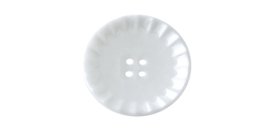 Valge, nelja auguga plastiknööp, 23mm, 36L