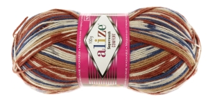 Polüamiidisisaldusega villane sokilõng