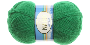 Villasisaldusega lõng, roheline