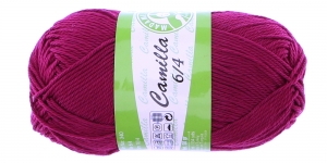 Puuvillane lõng Camilla; Värv 5199 (Lillaka jumega tumepunane), Madame Tricote