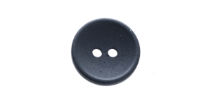 Must, kahe auguga plastiknööp, 18mm, 28L