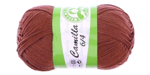 Puuvillane lõng Camilla; Värv 5177 (Punakaspruun), Madame Tricote