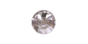 Värvitu, läbipaistev ümar akrüülnööp, 18mm, 28L
