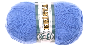 Akrüüllõng Kristal; Värv 15 (Heledam sinine), Madame Tricote
