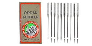 Universal (sharp) Needles for Home Sewing Machines, Economy pack, No.120 (19), 10 pcs, Organ