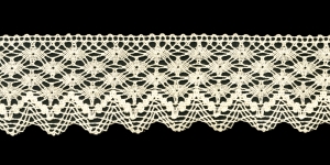 Puuvillane servapits, Cotton (Crochet) Lace, 1615-02, kreem, laiusega 5cm