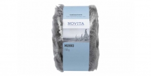 Mitmetooniline pehme dekoratiivlõng, hallid toonid 