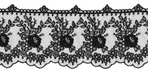 Embroidered Lace P-2468, 10 cm