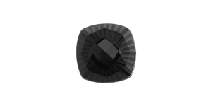 Must, kannaga plastiknööp, ø15 mm, 24L