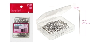 Булавки для аппликаций; 200шт, 28 мм x ø0,6 мм, Sew Mate NS107