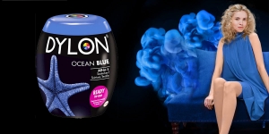 Pesumasinavärv, sisaldab soola, 350 g, Värv: Ookeanisinine, Ocean Blue, Dylon