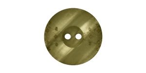 SH207 25 mm Hallikasroheline, kahe auguga plastiknööp