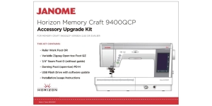 Masina täienduskomplekt Janome Horizon MC9400QCP (Memory Craft 9400QPC) 865402001
