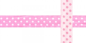 AB111 Täpimustriga kaunistuspael 12mm/ Art.12750 / roosal taustal /jacquard/ribbon/trims/koristenauha/Лента декоративная