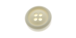 Valge, nelja auguga plastiknööp, 22mm, 34L