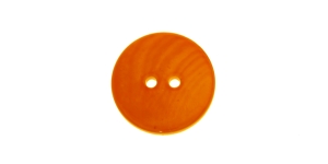Oranž, naturaalne teokarbist nööp, kahe auguga, 23mm, 36L, SV532